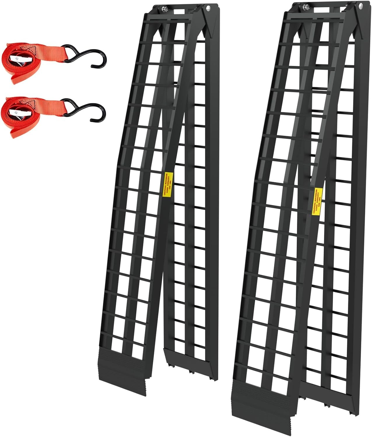 1200lbs 2pcs Folding Loading ATV Ramps for Pickup 10ft Aluminum Truck Ramps