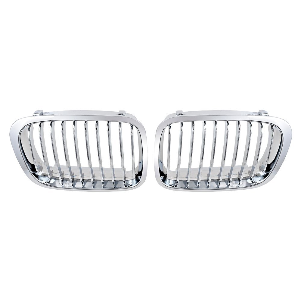 For 1998-2001 BMW E46 Sedan 320i 323i 325i 328i 330i Front Kidney Grill Chrome