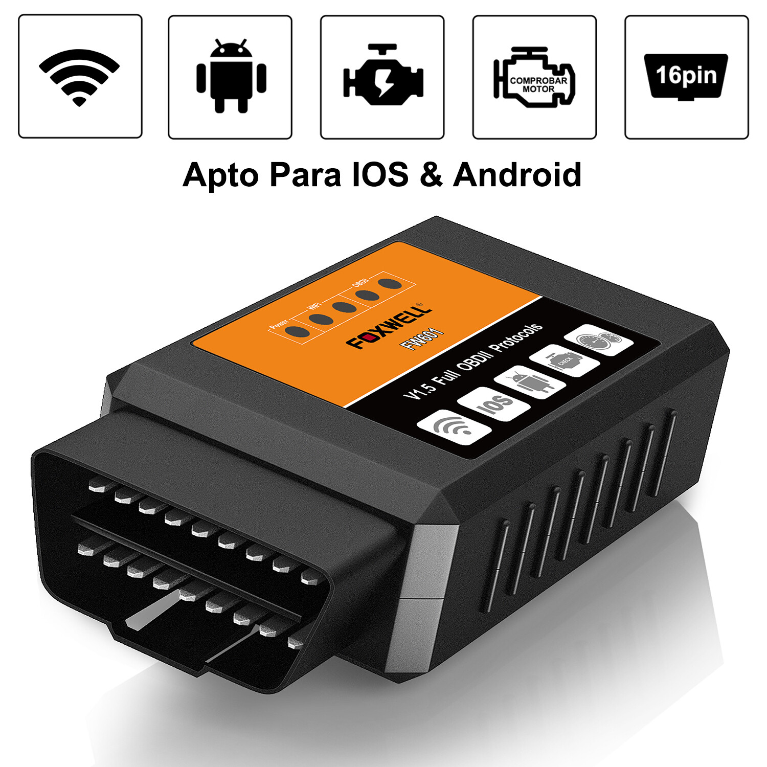 ELM327 OBD2 Code Reader Wireless Bluetooth Auto Diagnostic Tool OBDll Scanner US