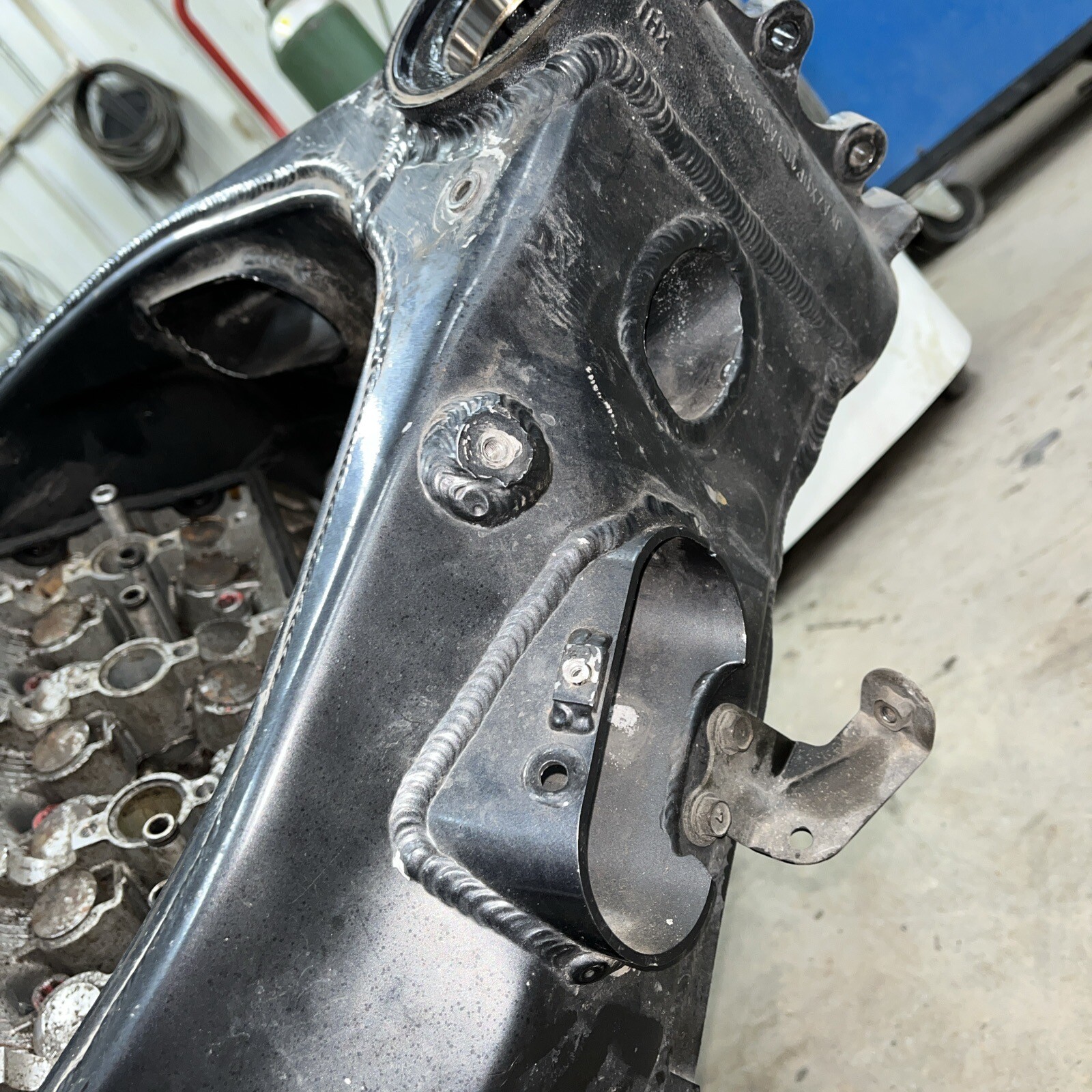 2001 01 KAWASAKI ZX750P ZX 750 ZX7R NINJA BLOWN ENGINE MOTOR FRAME CHASSIS BODY
