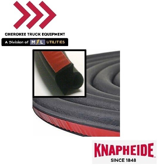 Knapheide 12221958, TUBULAR DOOR SEAL-ADHESIVE BACKING- 100 FT (1200″)