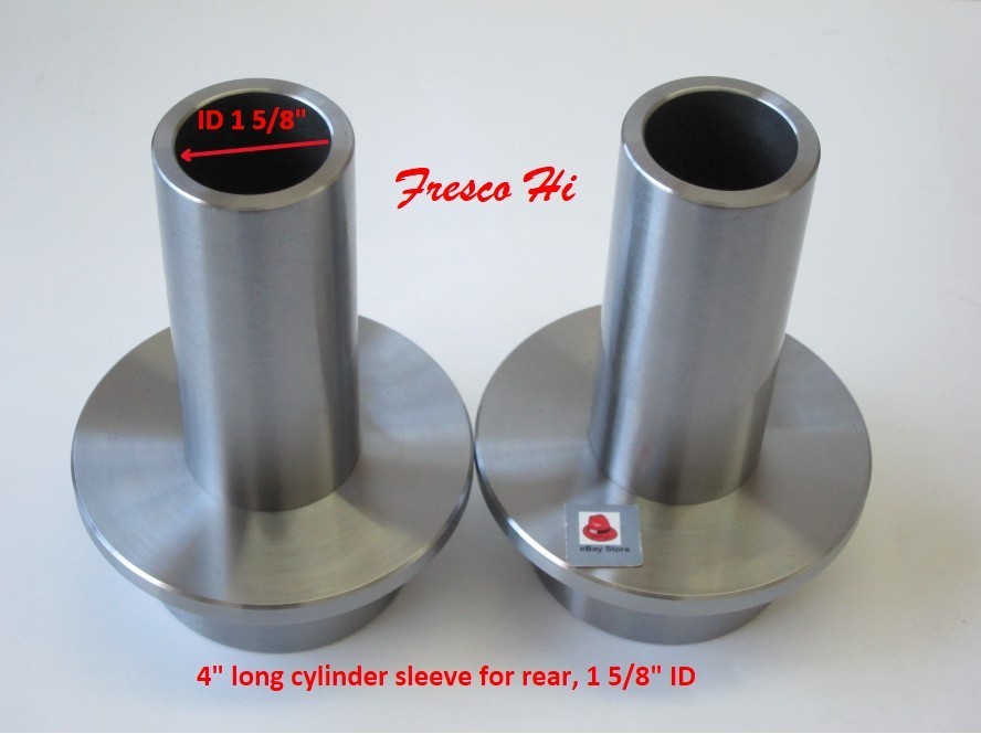 Lowrider Hydraulics cylinder sleeves, rear installation, 1-5/8″ hole, 6″ tall