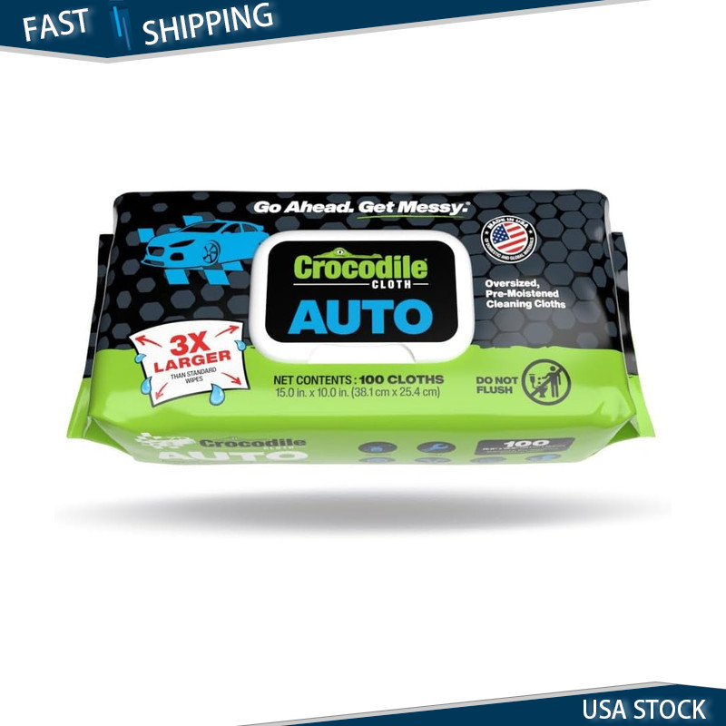 Car Degreasing Hand Tool Wipes, 100 Count Engine, Tires, Tools DIY