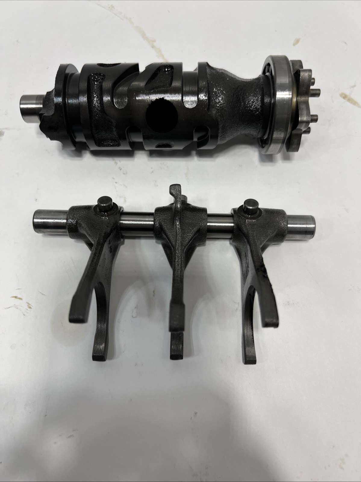 1991-94 Honda CBR600F2 CBR 600 Transmission Shifter Forks and Drum 24310-MV9-931