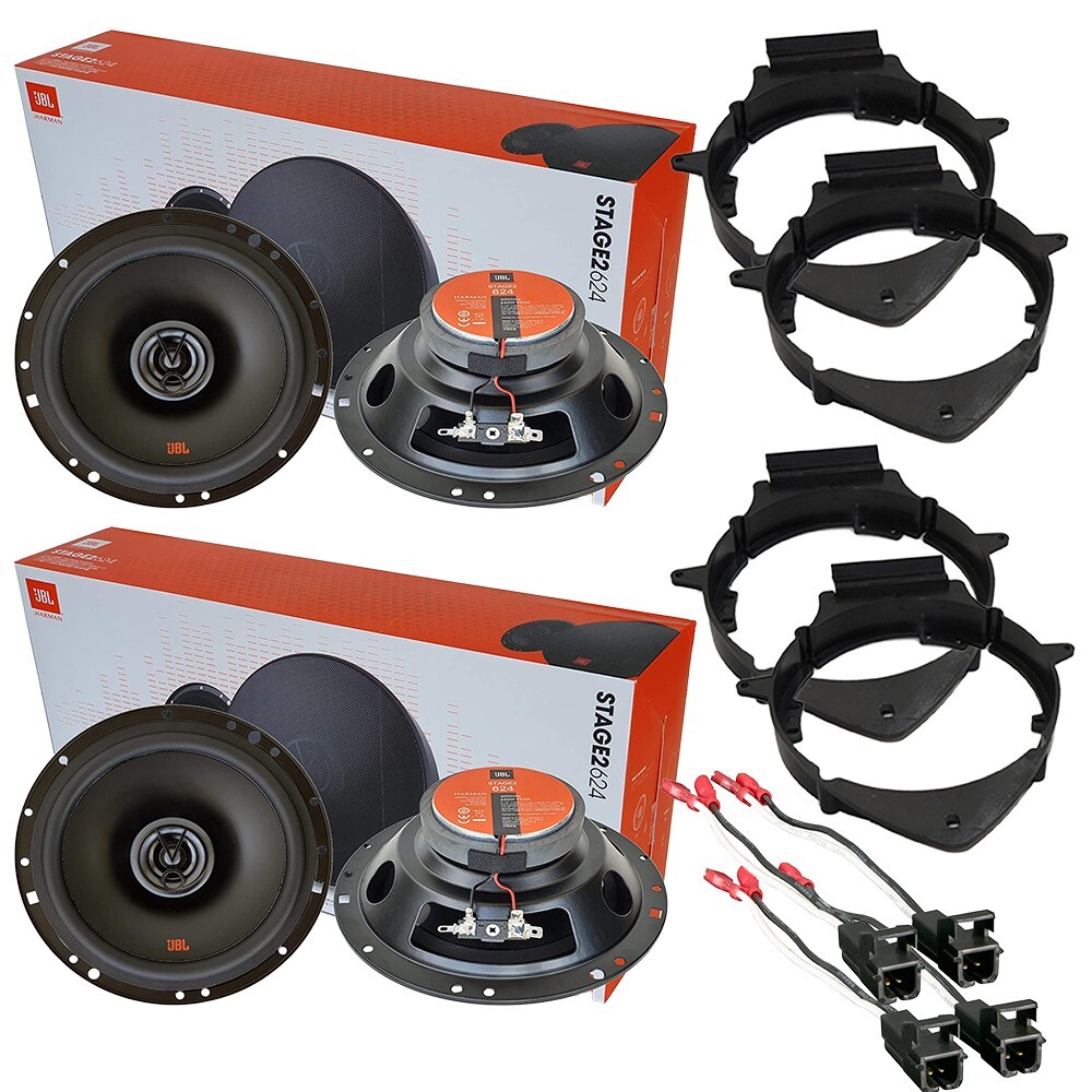 4 JBL Stage2 6.5″ Front & Rear Car Speakers for 2007-UP Silverado & Sierra 1500