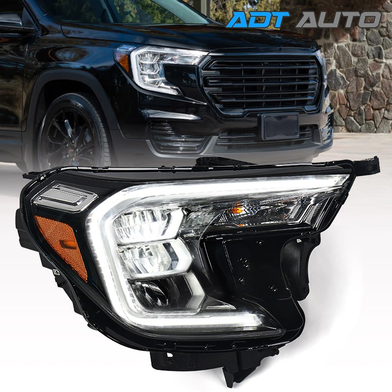 Passenger LED Reflector Headlight Lamp For GMC Terrain AT4/SLE/SLT 2022-2024 RH