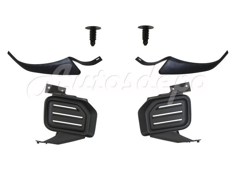 Front Bumper Outer Molding Clips Fog Light Bezel For Ford F250 F350 F450 2011-16