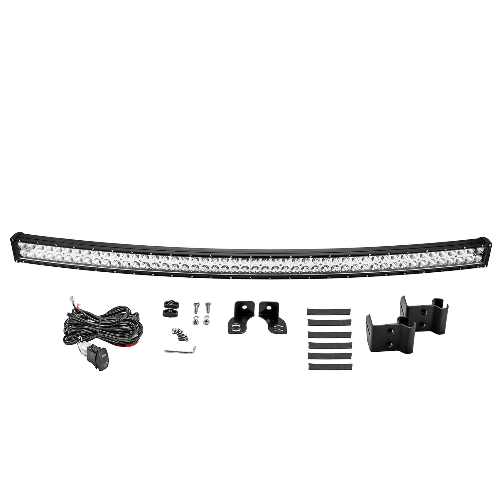 Pro-fit Cage 50” Light Bar LED Pods Bracket For Polaris Ranger XP 570 1000 Crew