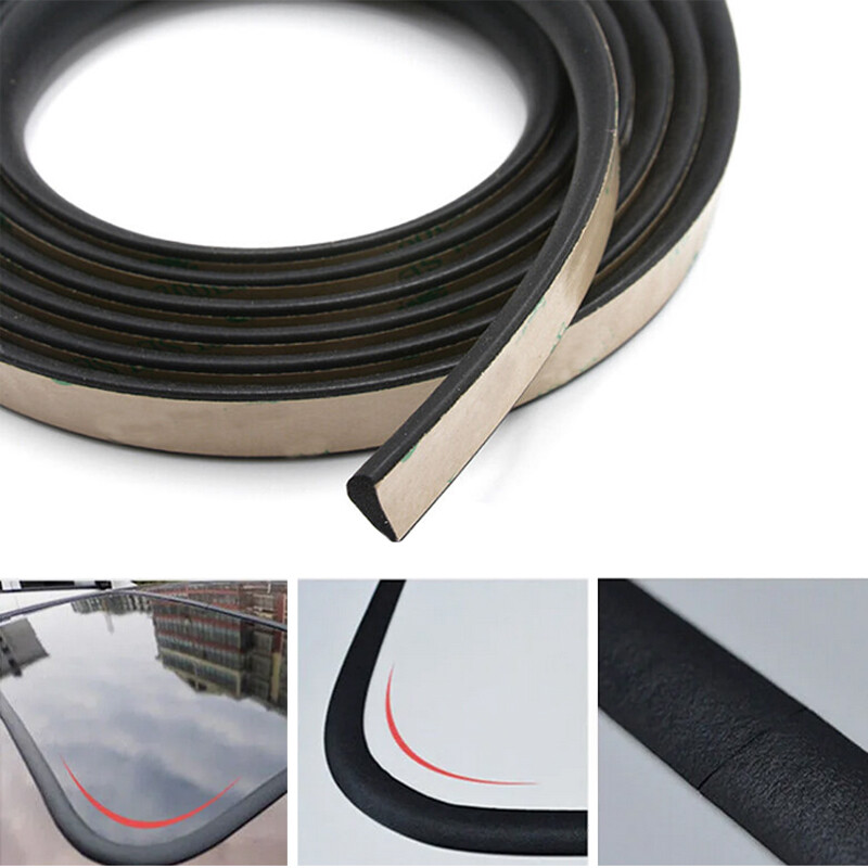 5M Rubber Sunroof Glass Weatherstrip Seal Weatherstrip Edge Molding For Ford