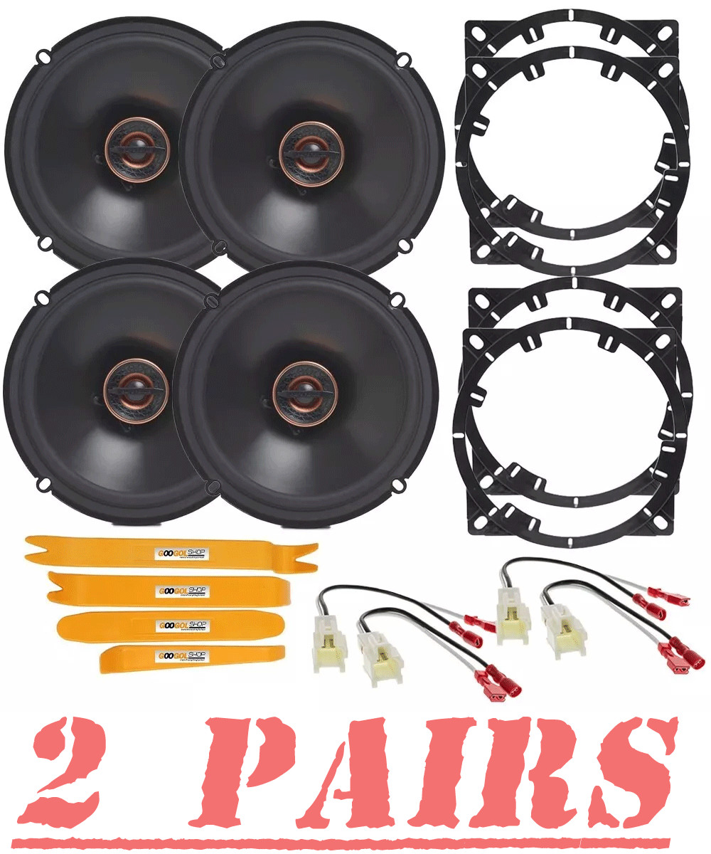 4 Infinity REF6532ex 6-1/2″ Door Front/Rear Speakers for 2011-2015 Kia Optima