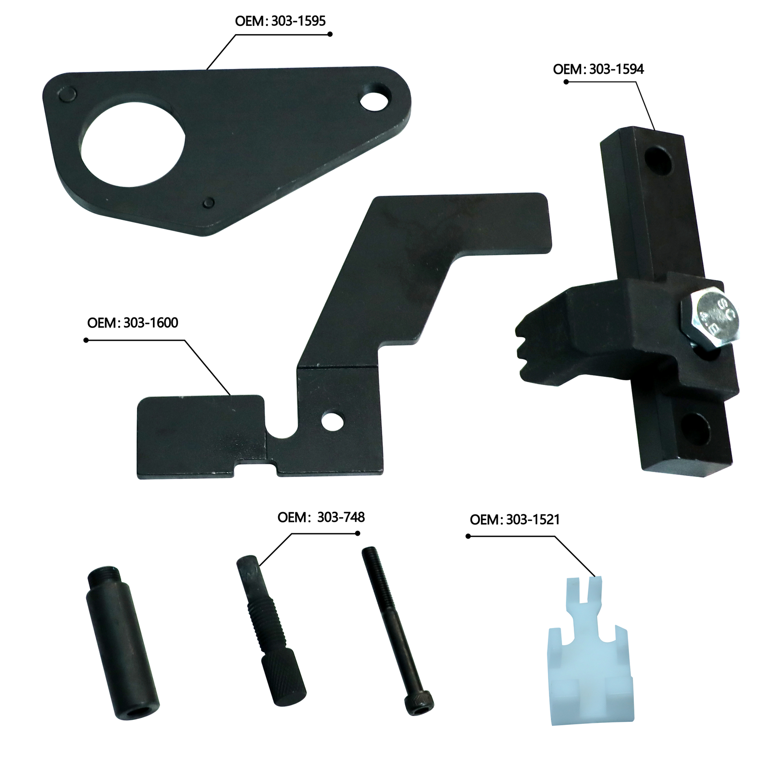Engine Camshaft Timing Lock Tool Set for Jaguar/Land Rover Evoque 2.0T /Ford 2.0