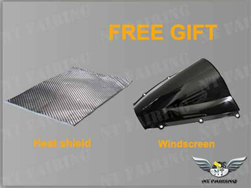 SWA Injection Black Fairing Fit for Kawasaki 2024 2026 NINJA 500 Kit a019