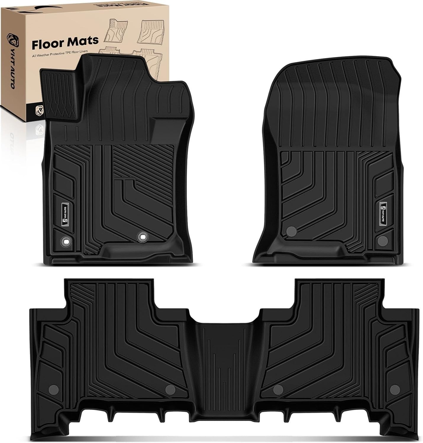 Anti-Slip Odorless Floor Liners for Lexus GX460 & Land Cruiser Prado SUVs