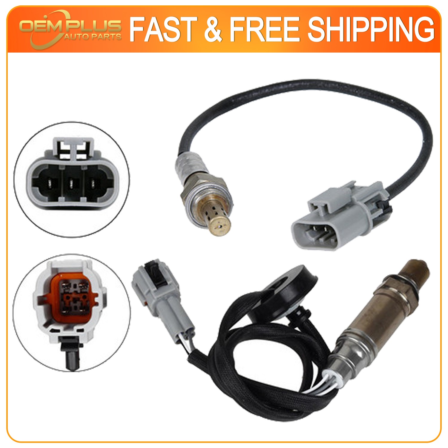 2Pcs Upstream & Downstream Oxygen Sensor For 98-01 Nissan Frontier Sentra Xterra