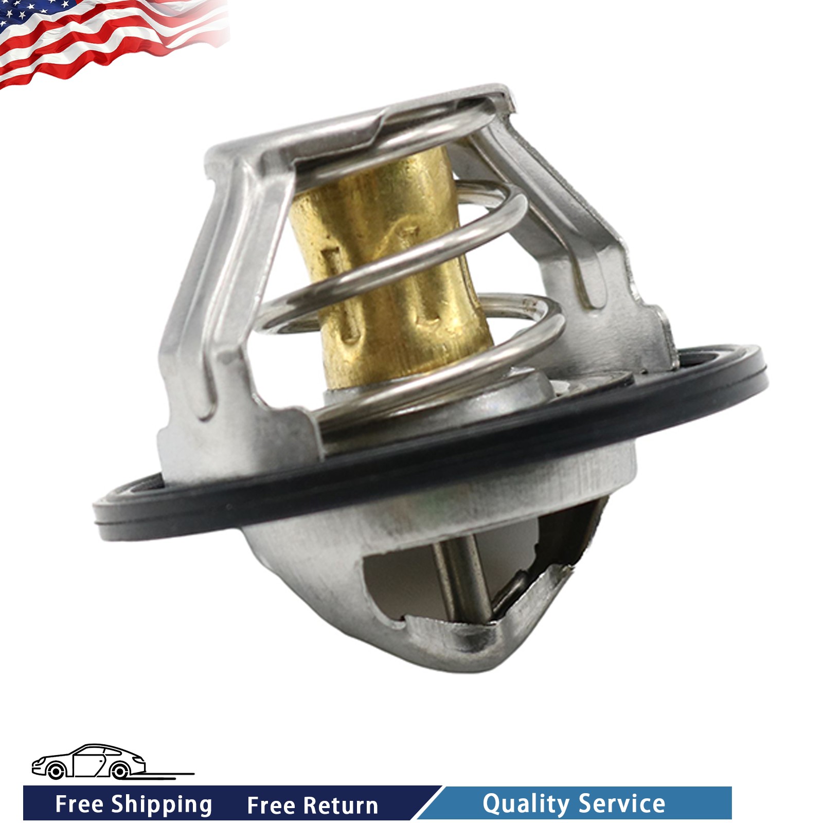 Engine Cooling Thermostat For 2007-2010 Pontiac G5 Solstice Saturn Sky 2.4L
