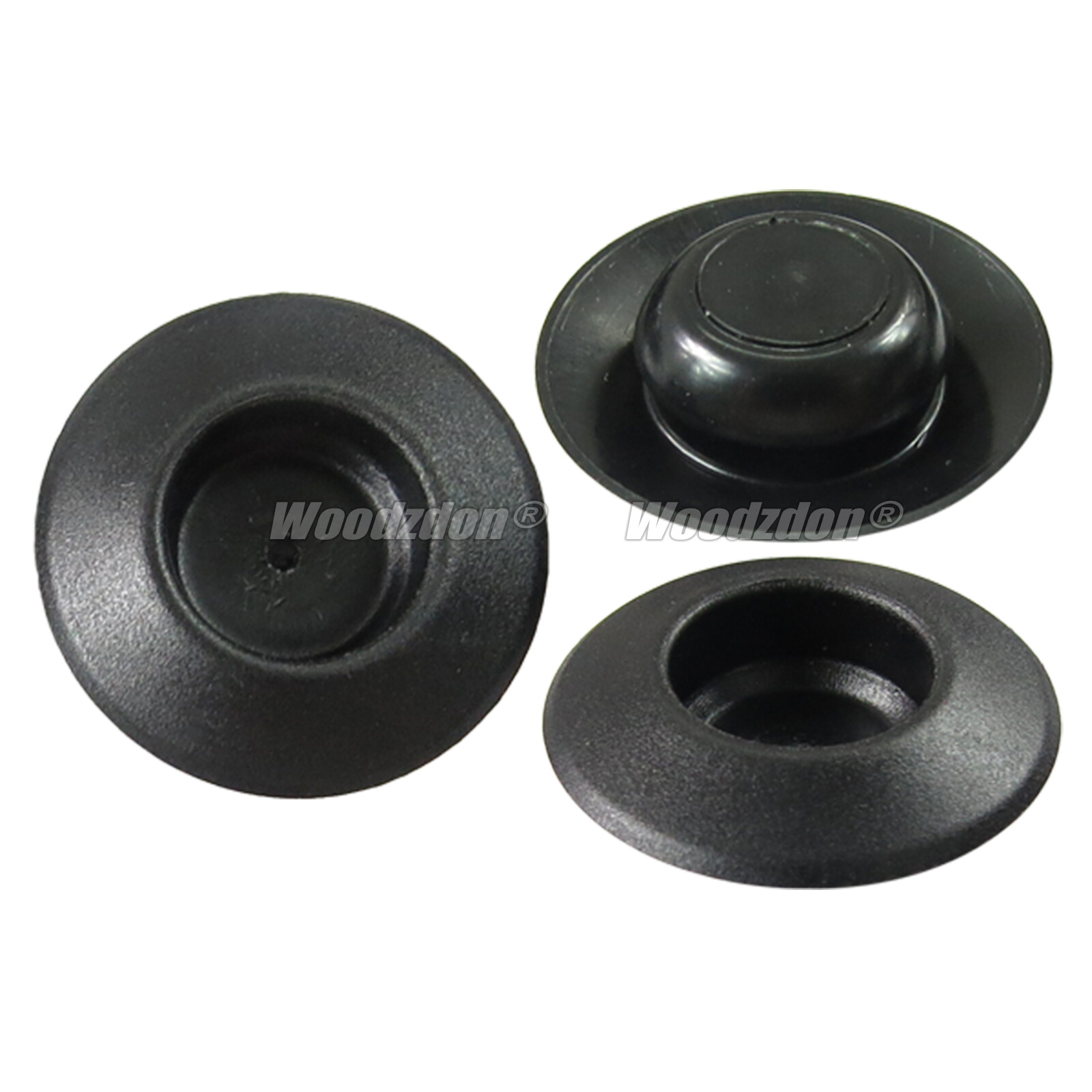 60pc Flush Mount Black Hole Plug Assortment Auto Body Sheet Metal 3/4″to 1-5/32″