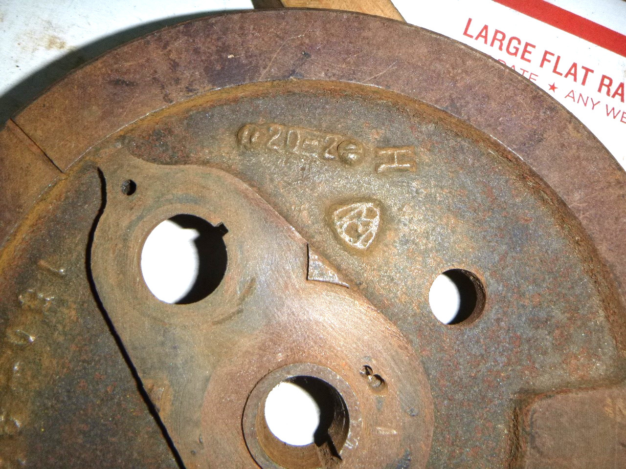 O.E.M. HARLEY DAVIDSON 45″ SPROCKET SIDE FLYWHEEL 150-32 H DATE CODE 20-2