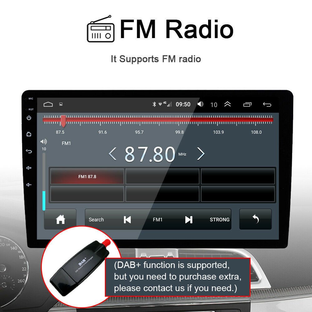 For Chrysler 300C Android 10 Apple carplay Car Stereo Radio GPS 2+32GB Player BT