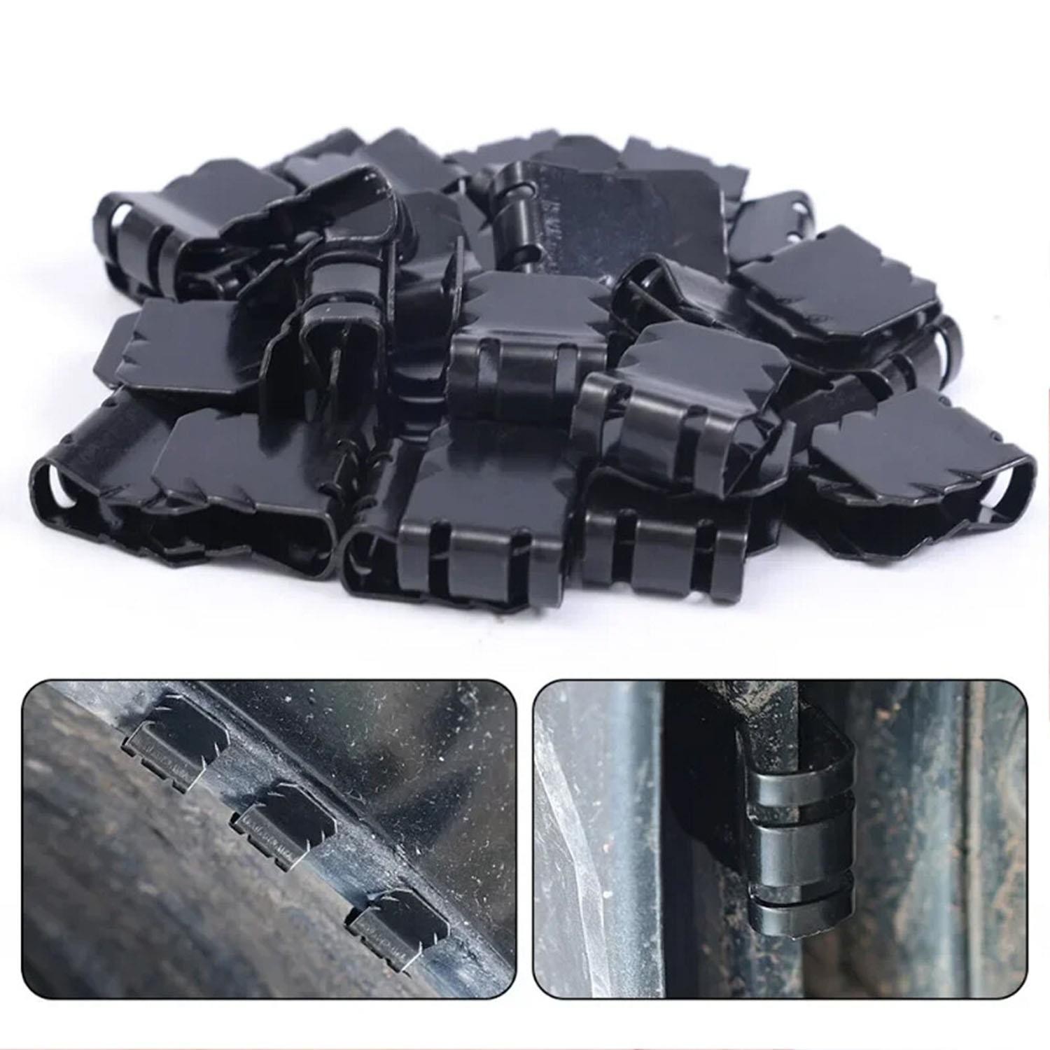 20pcs U Shaped Clips Car Mudguard Fixing Nuts Fender Buckle Fasteners Clip USA