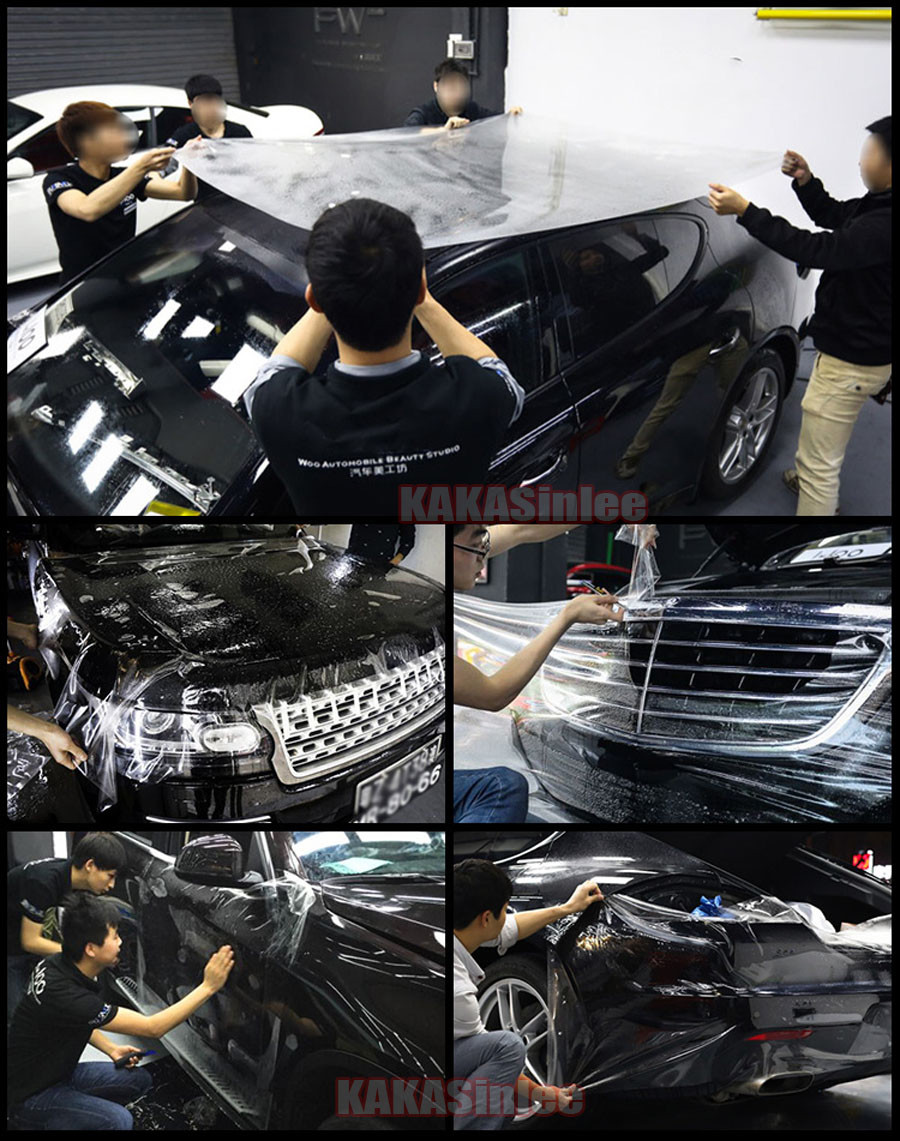 2″ Wide Hot Glossy Invisible Clear Car Paint Protective Film Vinyl Wrap Tape CF