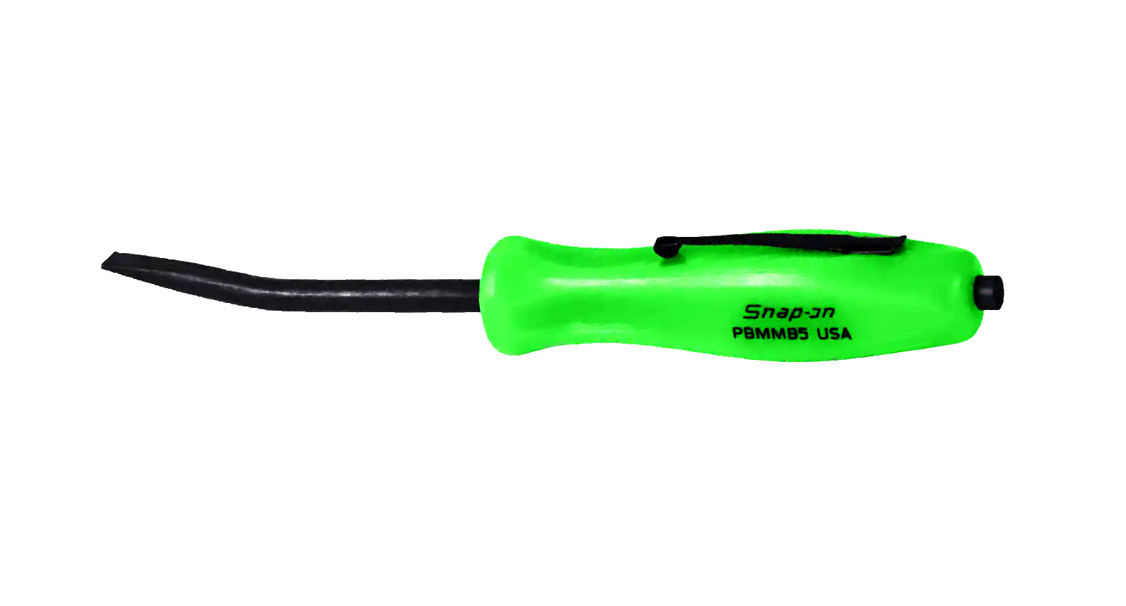 *NEW* Snap-On POCKET PRY BAR PBMMB5G ANGLED BLADE *GREEN HANDLE* 5″ MAGNETIC END
