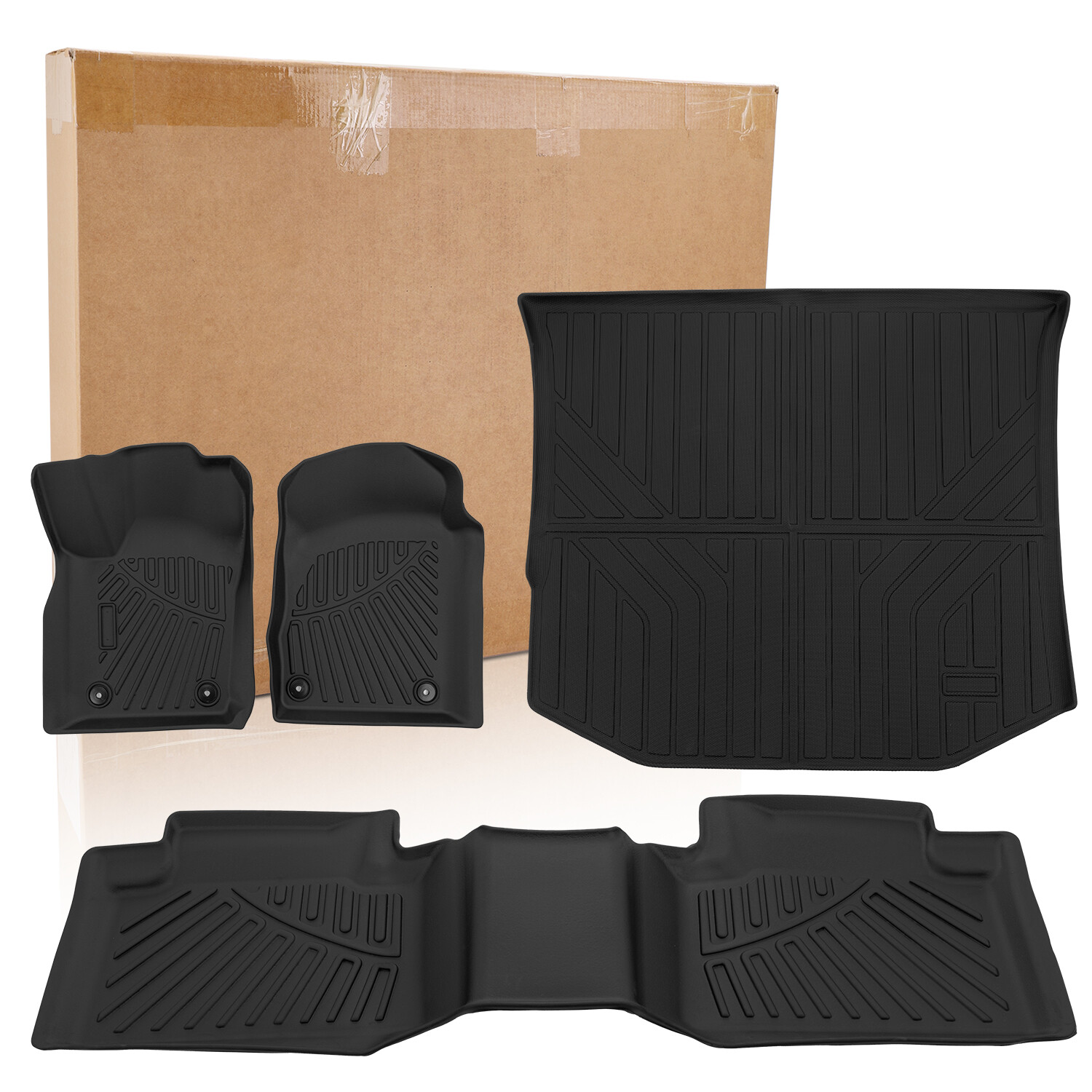 Custom Floor Mats & Cargo Liners for 2016-2021 Jeep Grand Cherokee 2022 WK Black