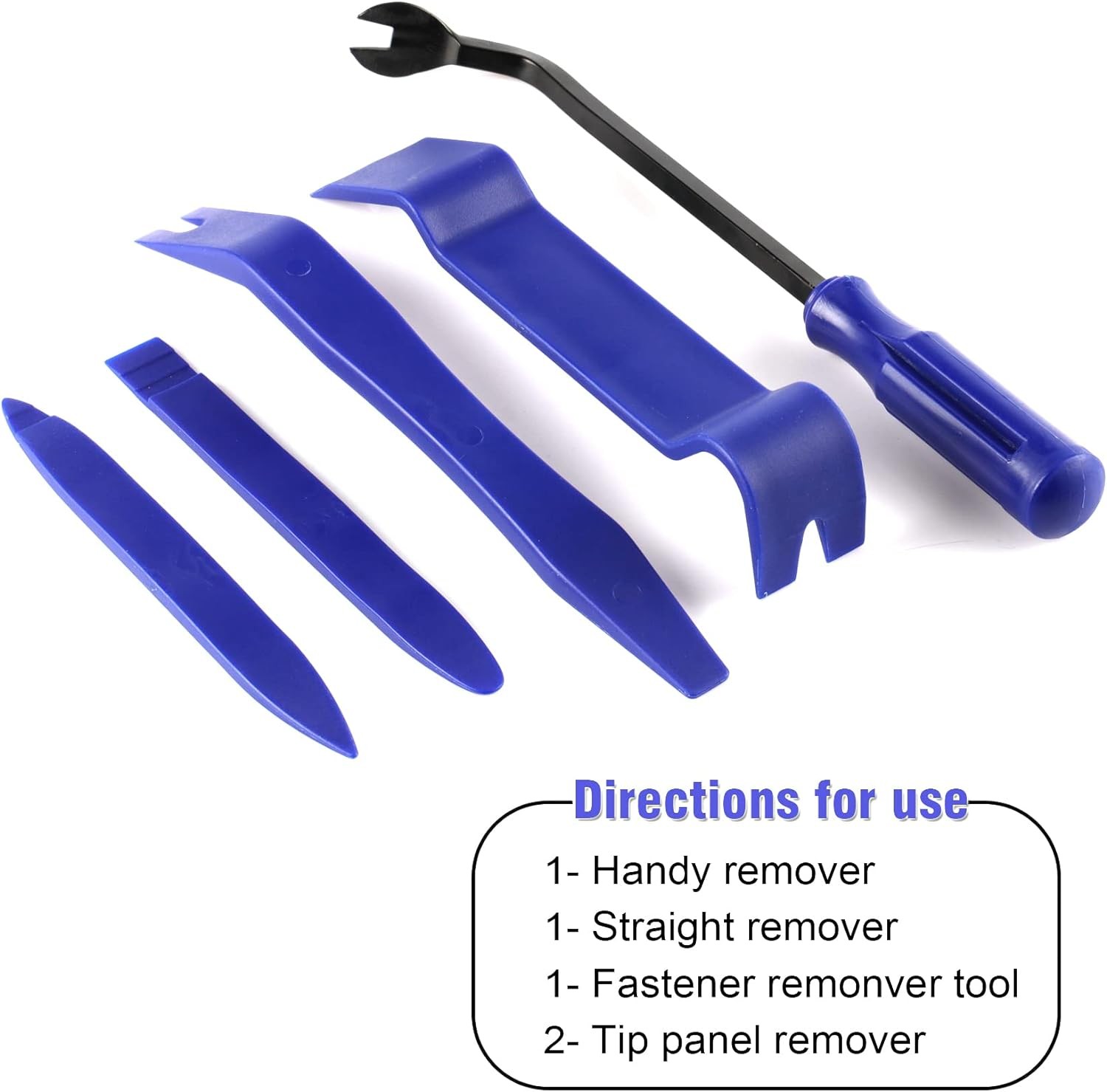 8Pcs Car Trim Clip Upholstery Removal Tool Door Panel Fastener Pin Pliers Puller