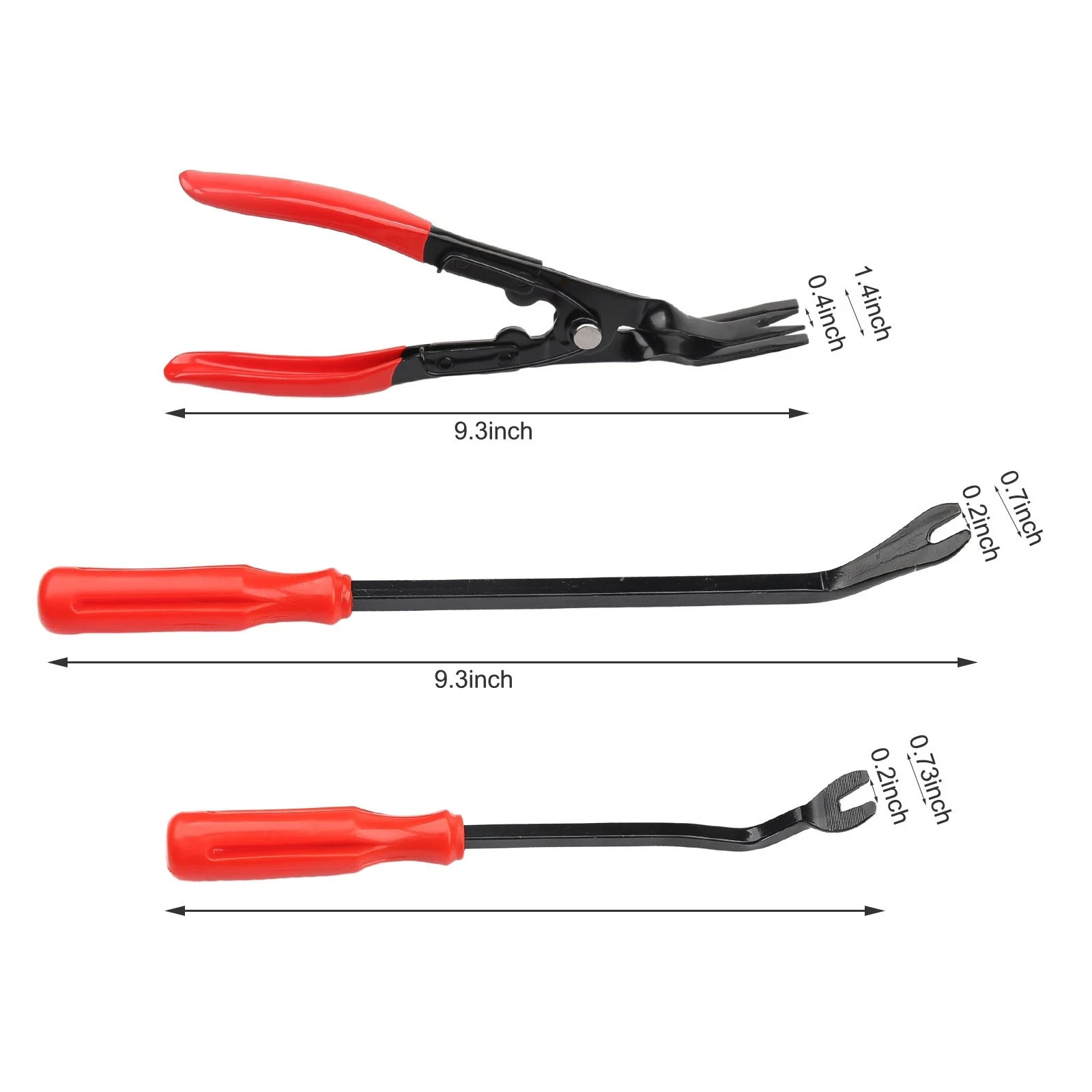 7Pcs Auto Clip Pliers Set and Fastener Remover, Car Trim Rivet Removal Pry Tool