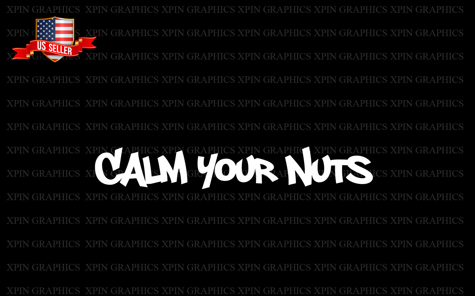 Calm Your Nuts Windshield Window Decal Funny Sticker Fits Car Truck SUV Jeep