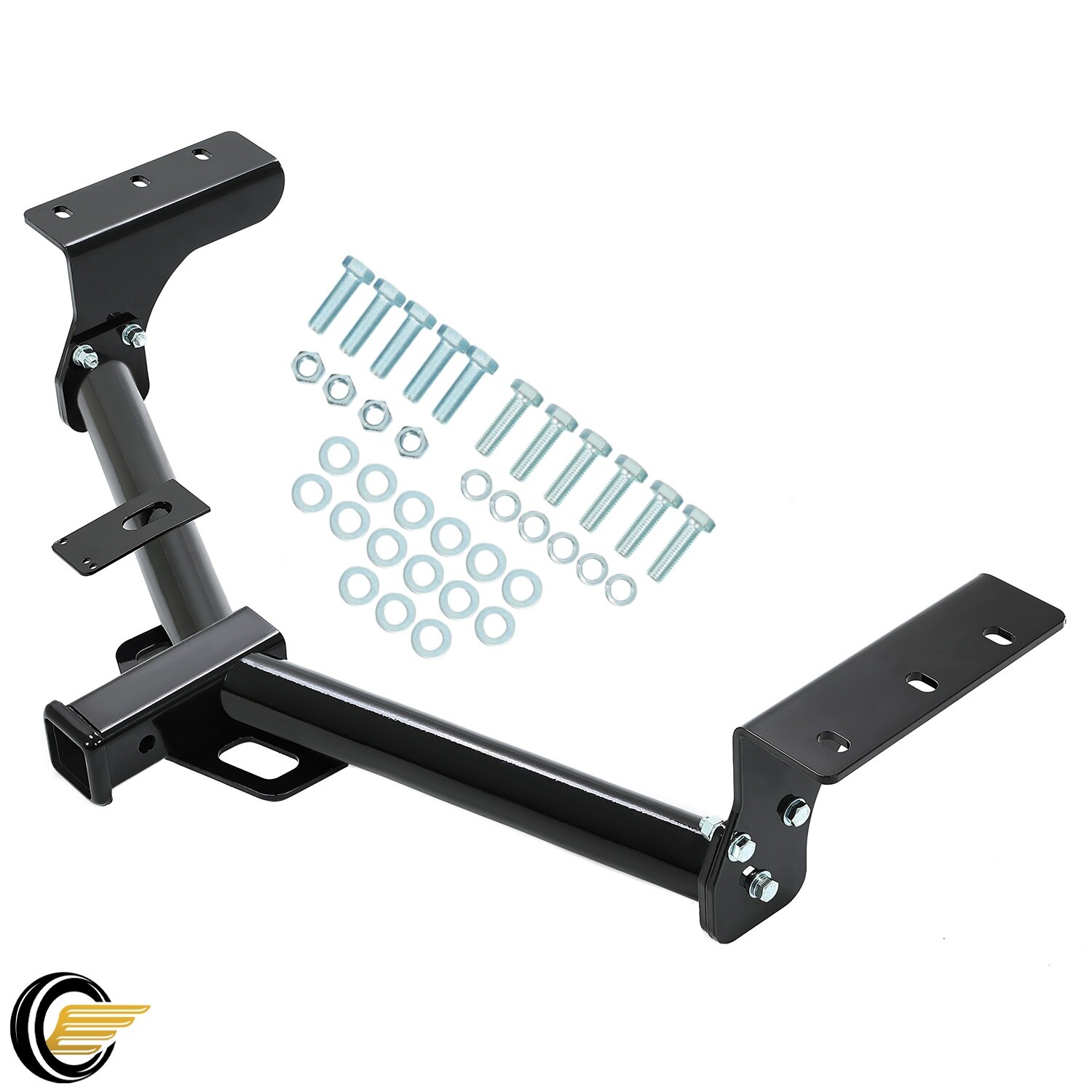 Class 3 Trailer Hitch Receiver Bumper Tow 2″ Black For Toyota RAV4 2006-2018