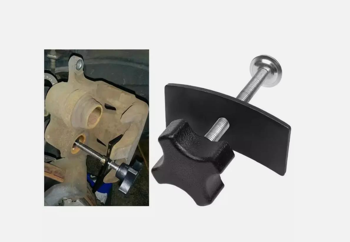 INSTALLATION CALIPER PISTON COMPRESSOR WITH DISC BRAKE PAD SPREADER TOOL