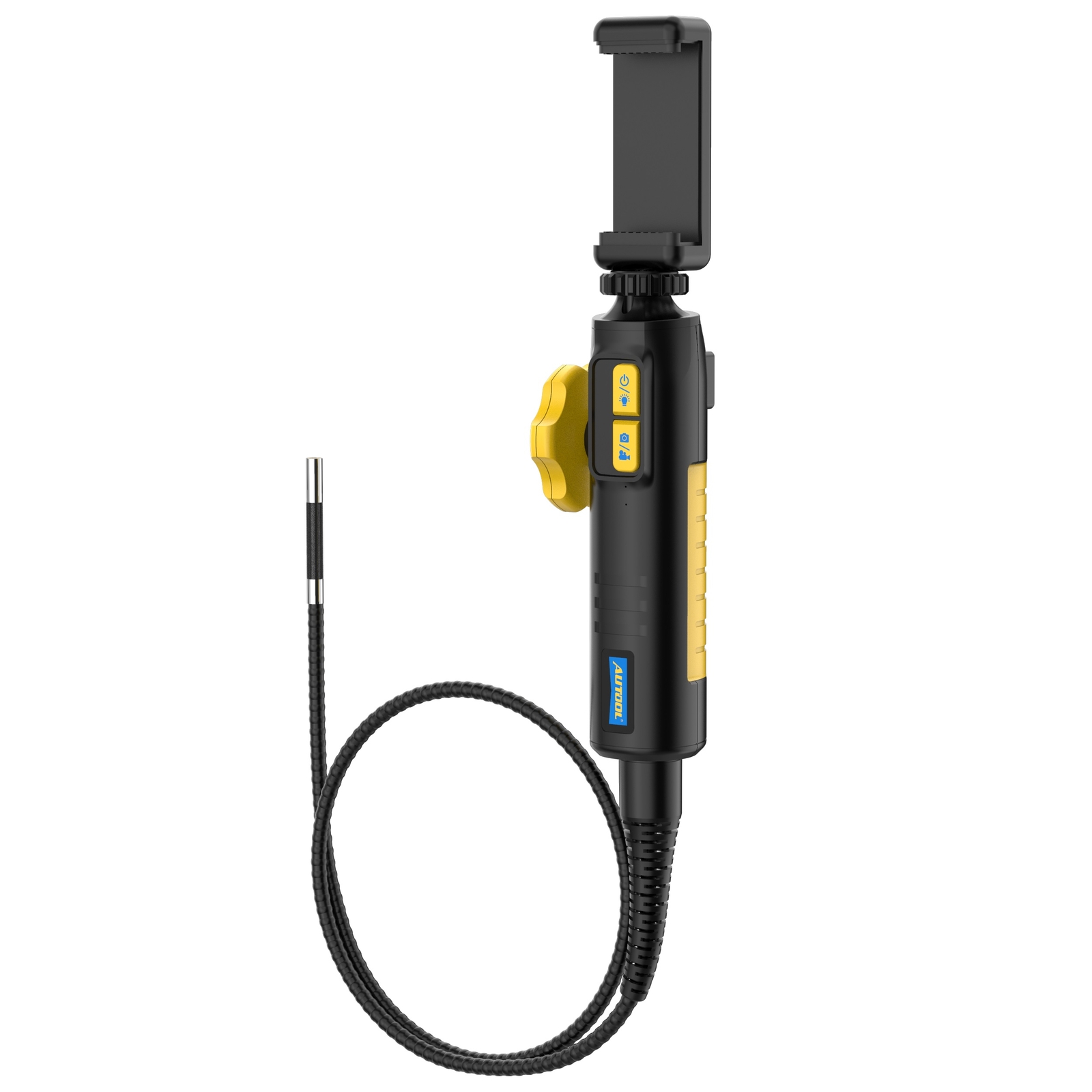 1080P HD Endoscope Inspection Camera 6.35mm Borescope 2-Way 210° for IOS Android