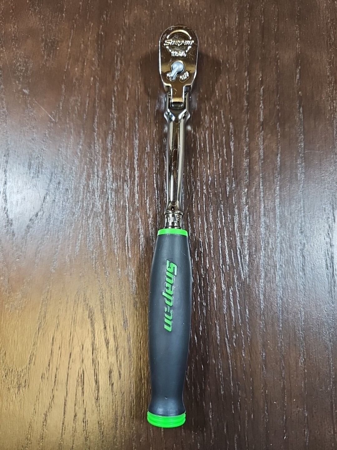 *New* Snap On THLF72 1/4″ Flex Head GREEN Soft Handle Ratchet FREE SHIPPING
