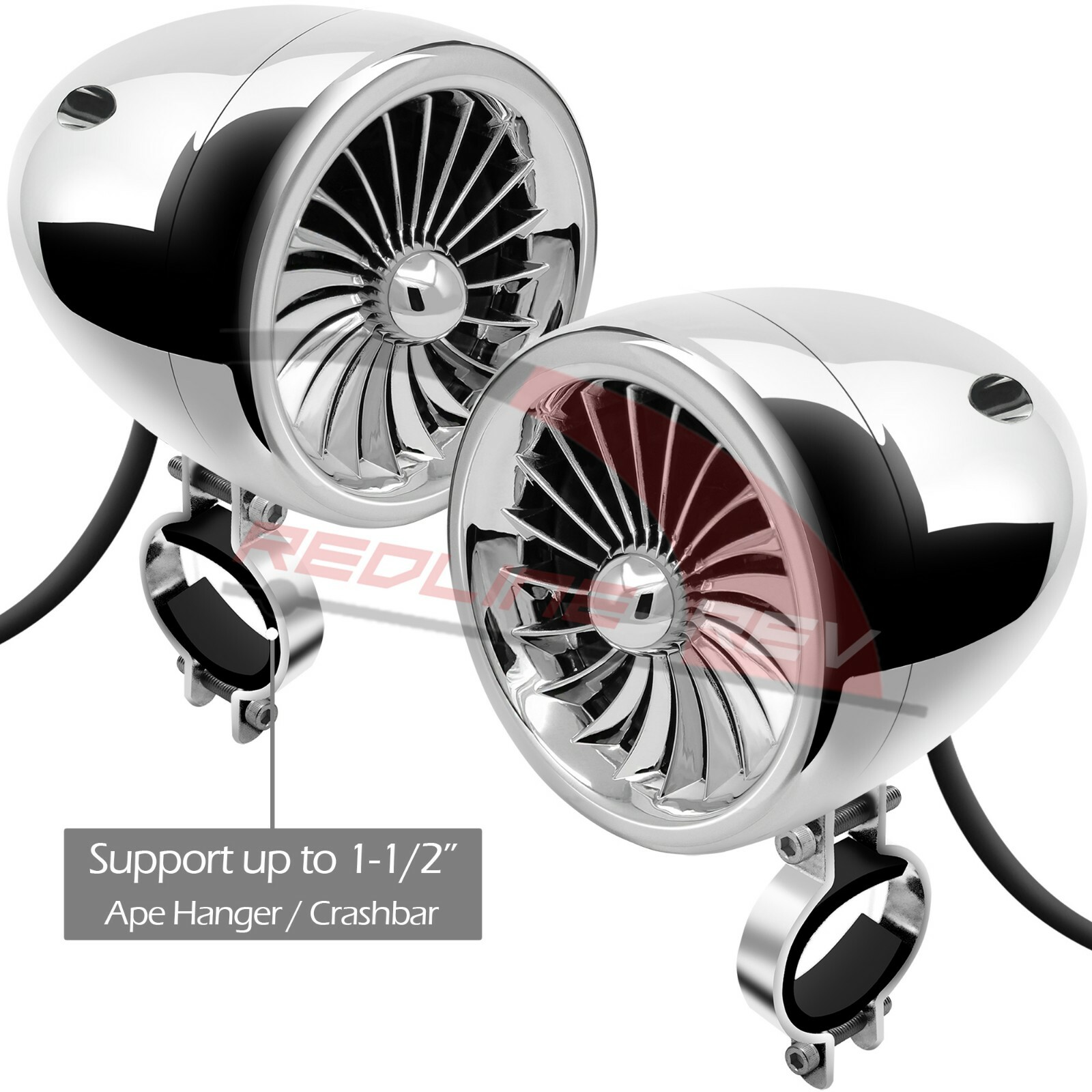 Waterproof Bluetooth Motorcycle Stereo Speaker Amplifier System MP3 FM Radio AUX