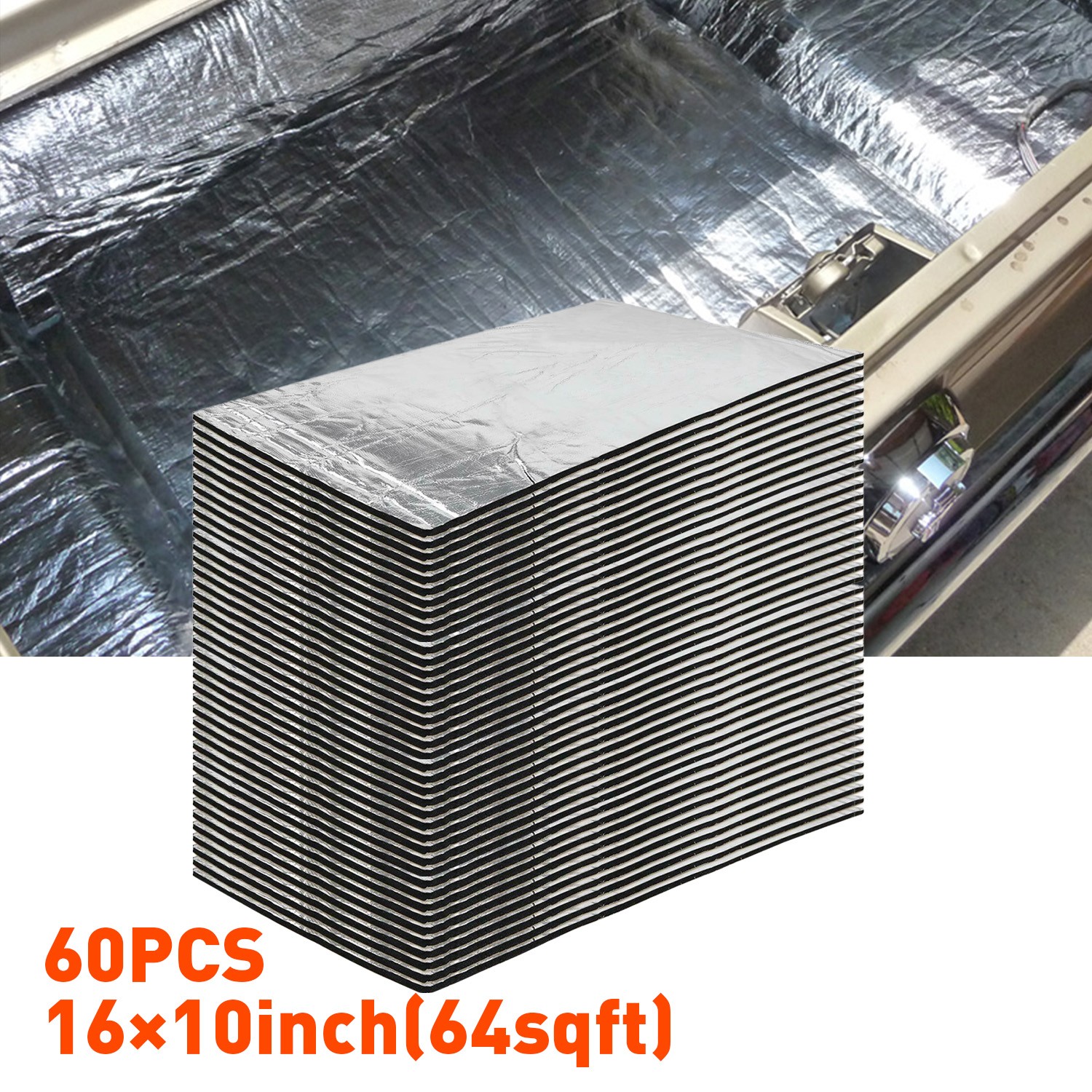 10″×16″/12″×16″/12″×20 Sound Deadener Heat Insulation Mat For Car Accessories