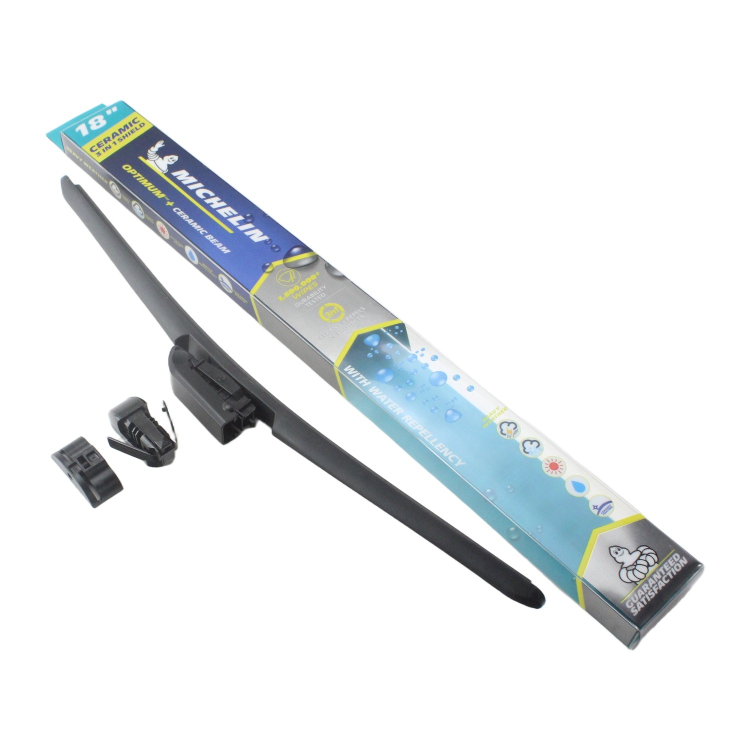 Michelin Optimum+ Ceramic Beam 24″/18″ Wiper Blade Set 2-Pc For Elantra 07-26