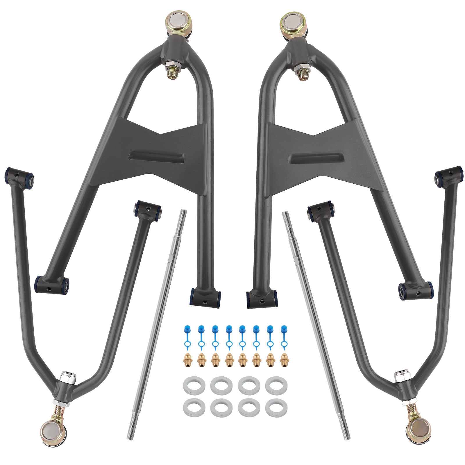 4x Fully Adjustable A Arms +2.5 +1 for Honda TRX 450R TRX450R TRX450ER All Years