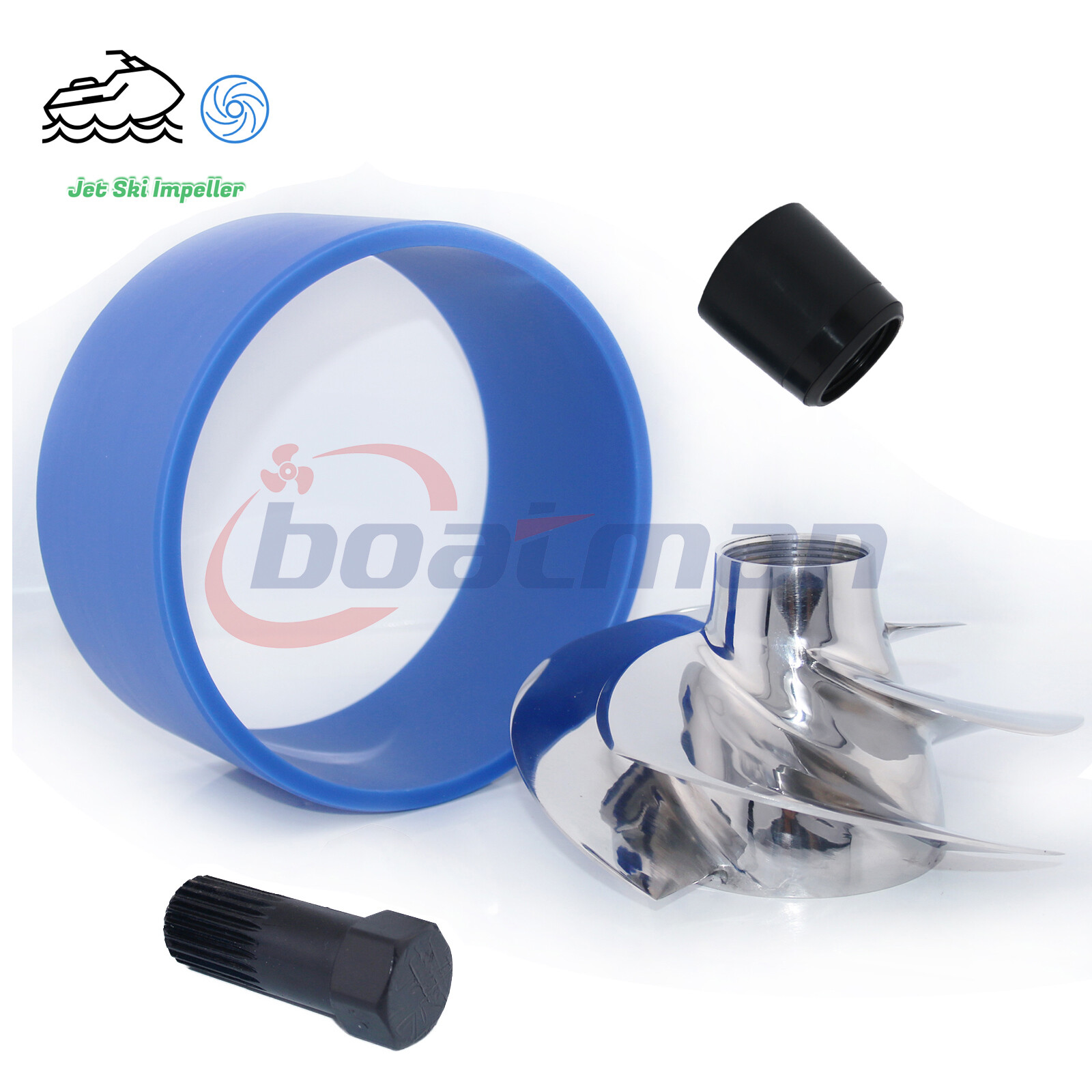 Impeller For Seadoo PWC GTI SE 130 170 GTX 170 for Solas SR-CD-11/15A+WR011+Ring