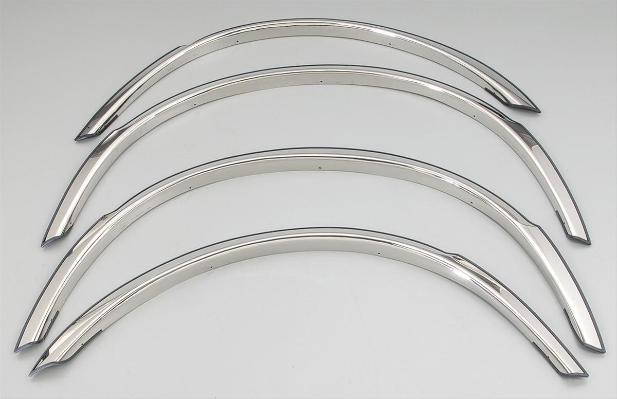 THE BEST! FENDER TRIM FOR CHRYSLER PT CRUISER 01-10 Stainless Polish FULL ARCH