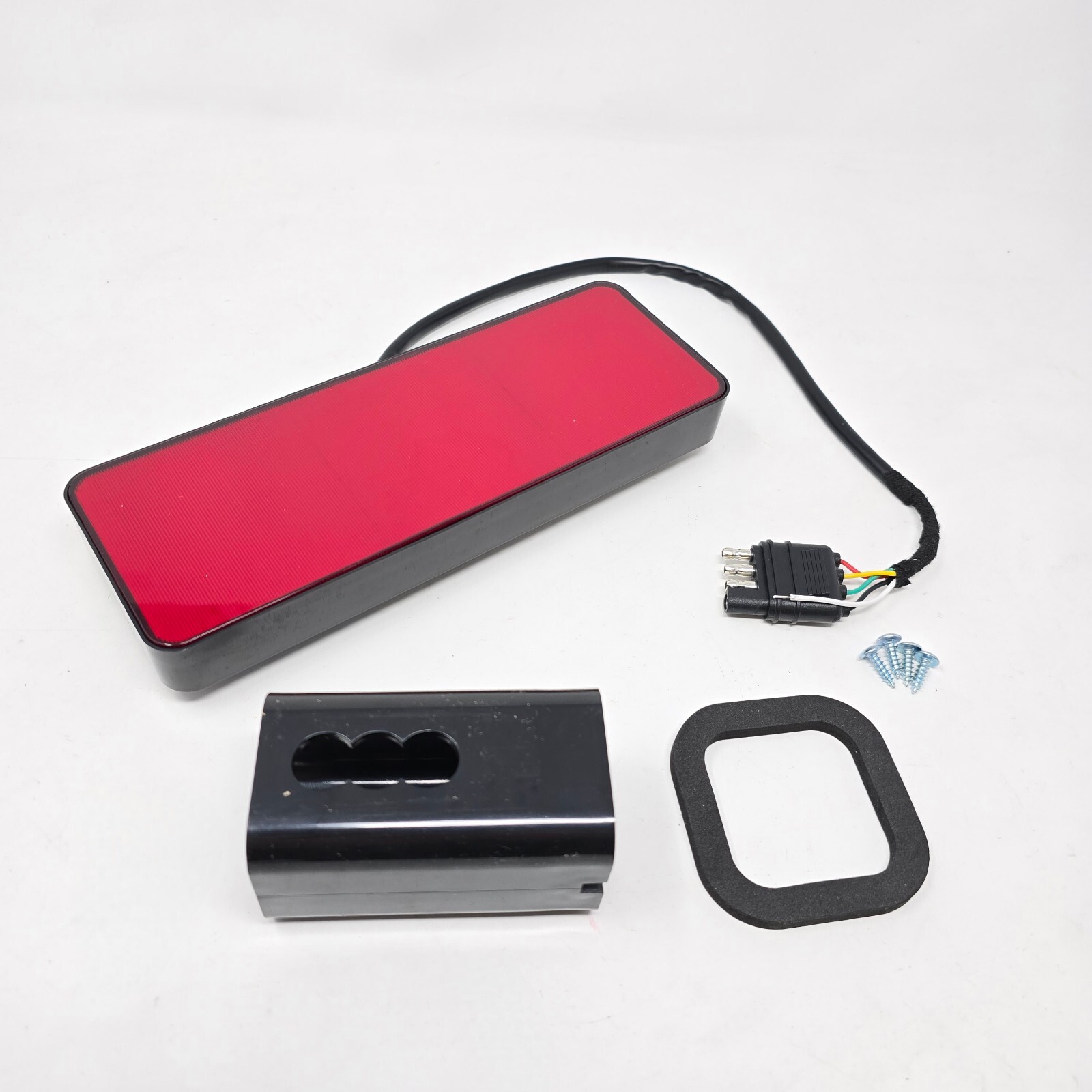 Hitch Cover Red LED Signal Brake Reverse Light 2″ Receiver Tow Universal Fit