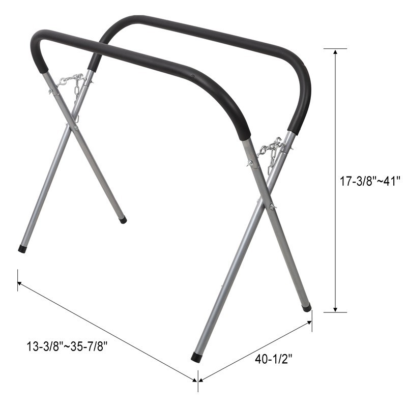 Heavy Duty Folding Work Stand Portable Work Table Adjustable 750lb Capacity