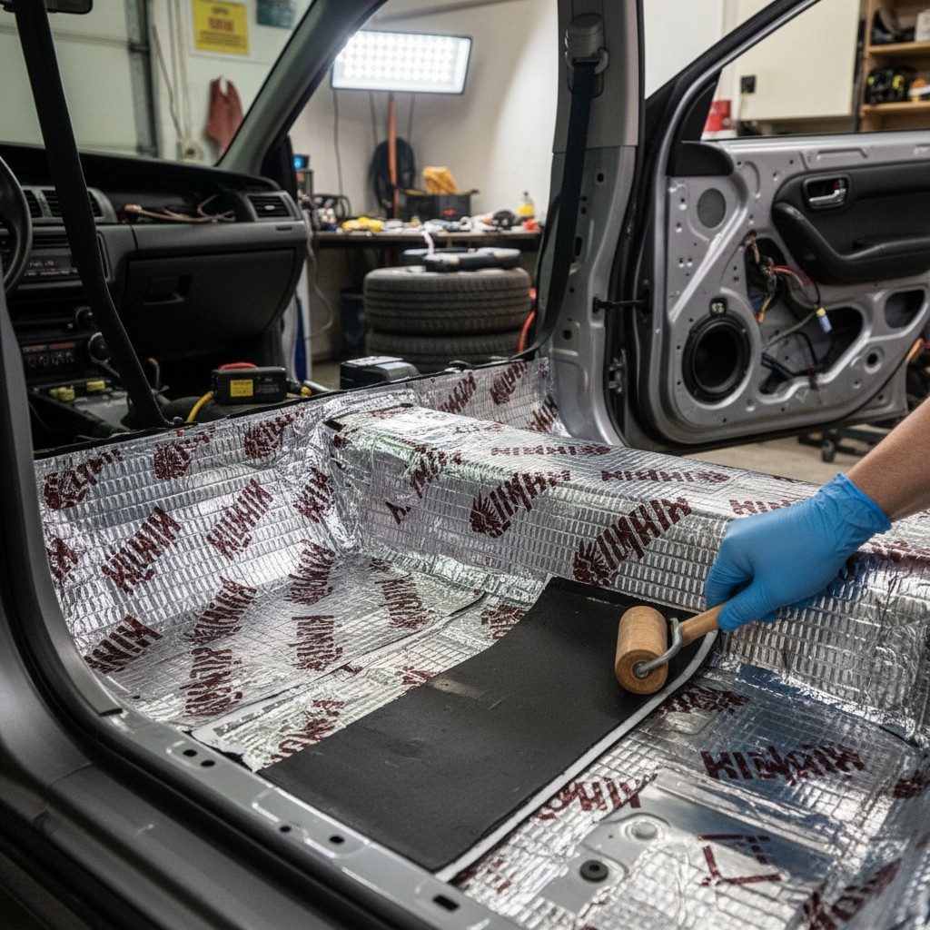 36 Sqft Automotive Soundproofing Mat – 80 Mil Self-Adhesive Butyl for Easy DIY