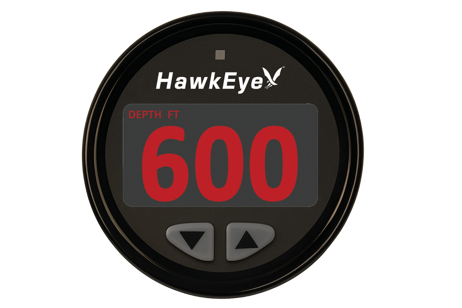 HawkEye DepthTrax Edge Full Color In-Dash Depth Finder Transom Mount Transducer