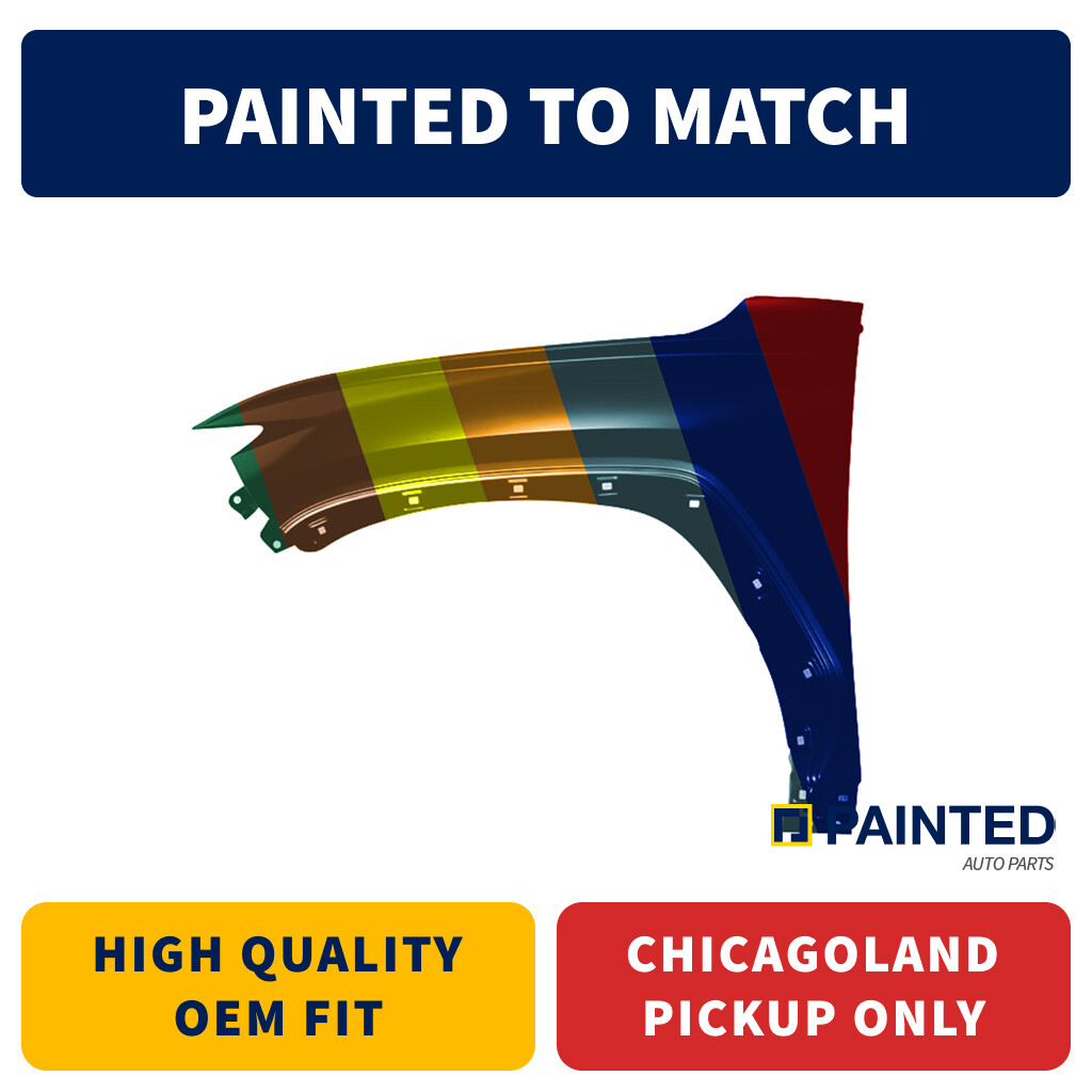 Driver Side Fender for Hyundai Tucson 22-2024 – Painted to Match – Fits OEM
