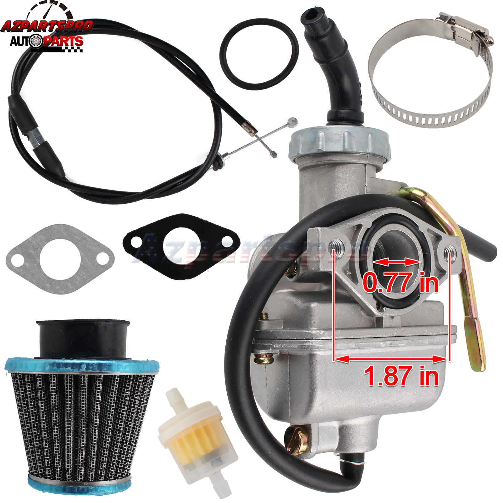 HONDA NOS xr75 xr80 76-84 Carburetor Z50 CT70 16100-176-671