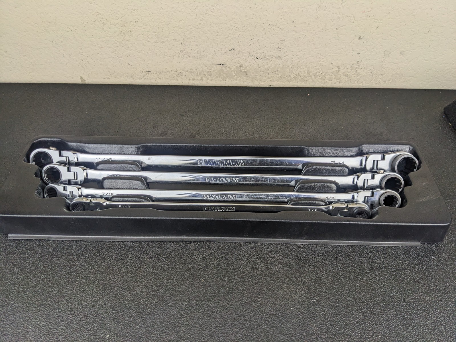 #bo130 Platinum XXL Reversible SAE Ratcheting Flex-Head Wrenches 99750