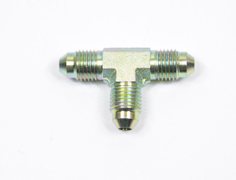 582404 Fragola -4 AN Male Tee Adapter Fitting Brake Zinc Plated Steel