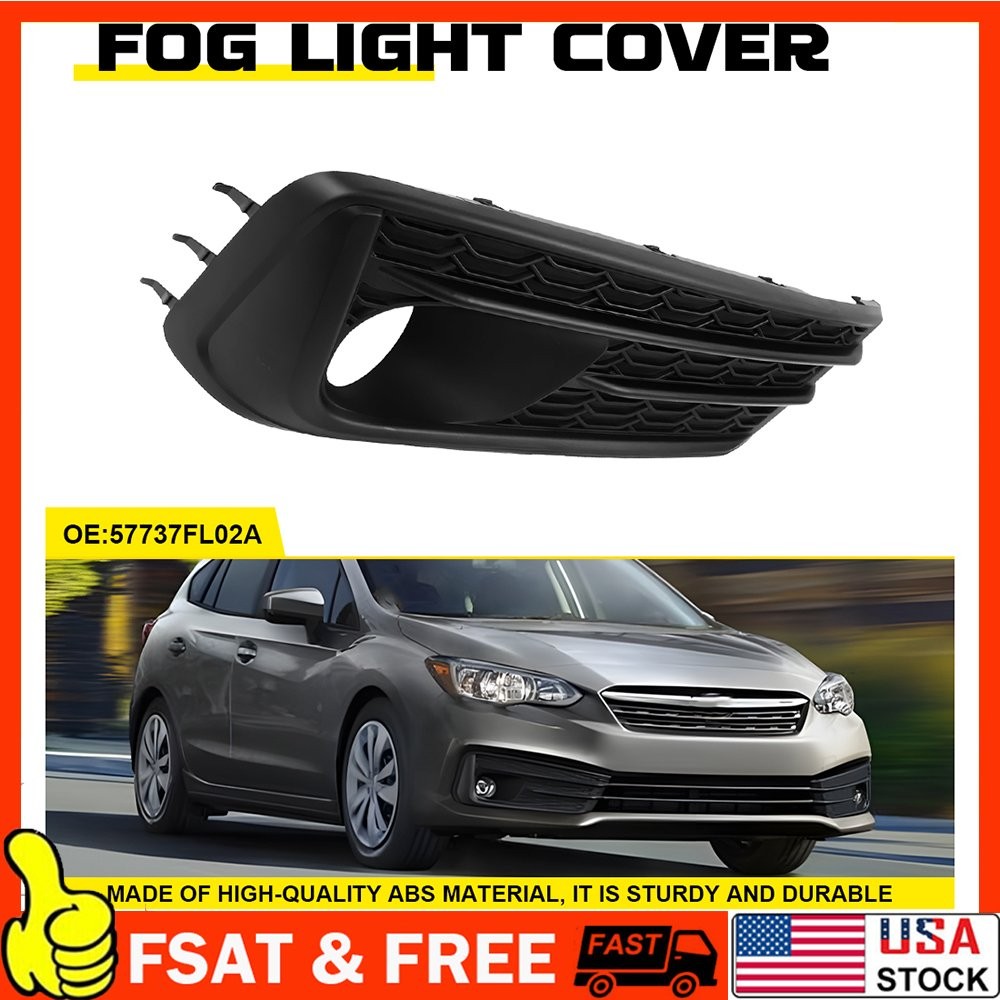 Right Passenger Side Fog Light Cover Bezel For 2020-23 Subaru Impreza 57737FL02A