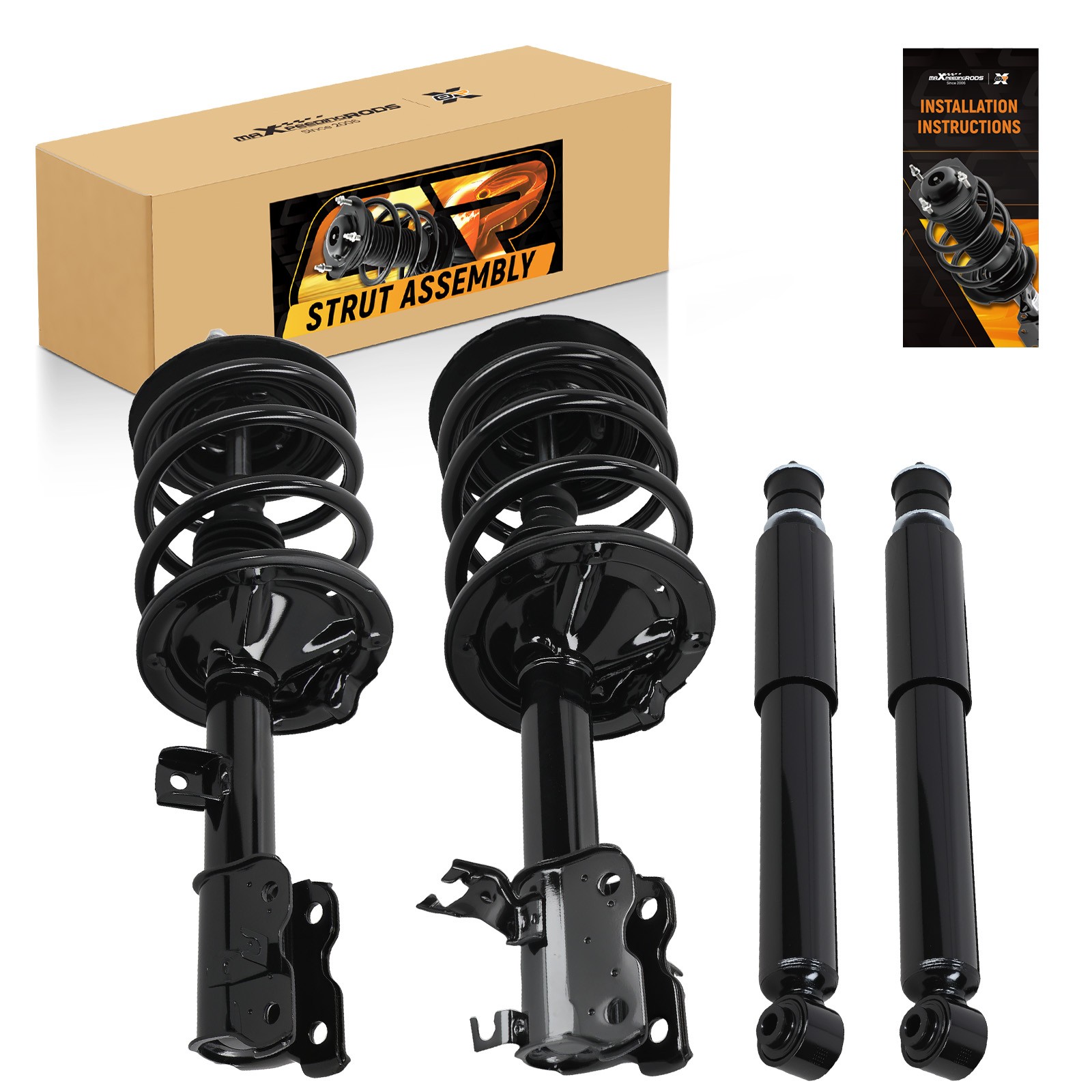 Set 4 Front Quick Complete Strut – Rear Shock For 2003 – 2007 Nissan Murano NEW