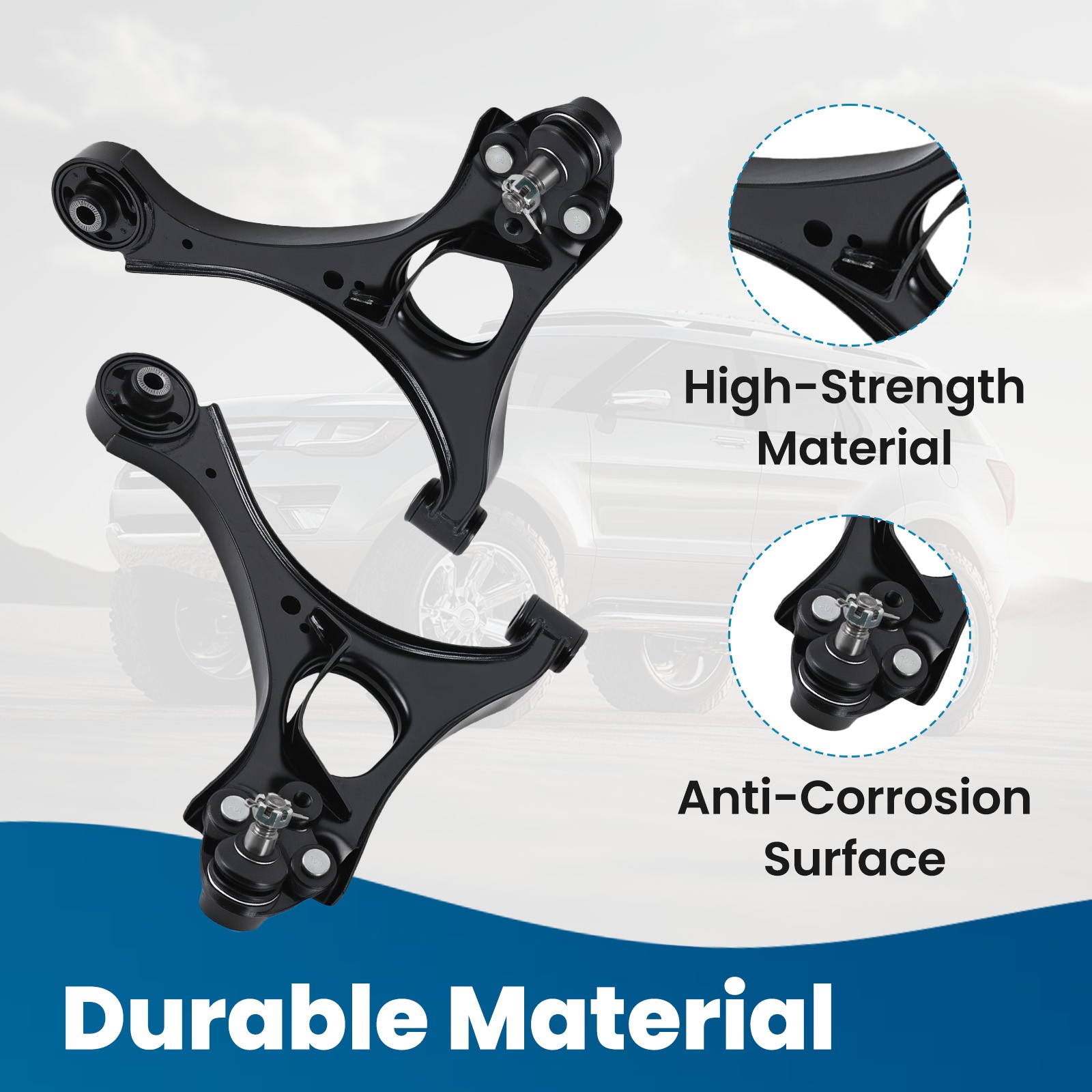 12 Pcs Suspension Front Lower Control Arm for Honda Civic 2006 – 2011 K750125
